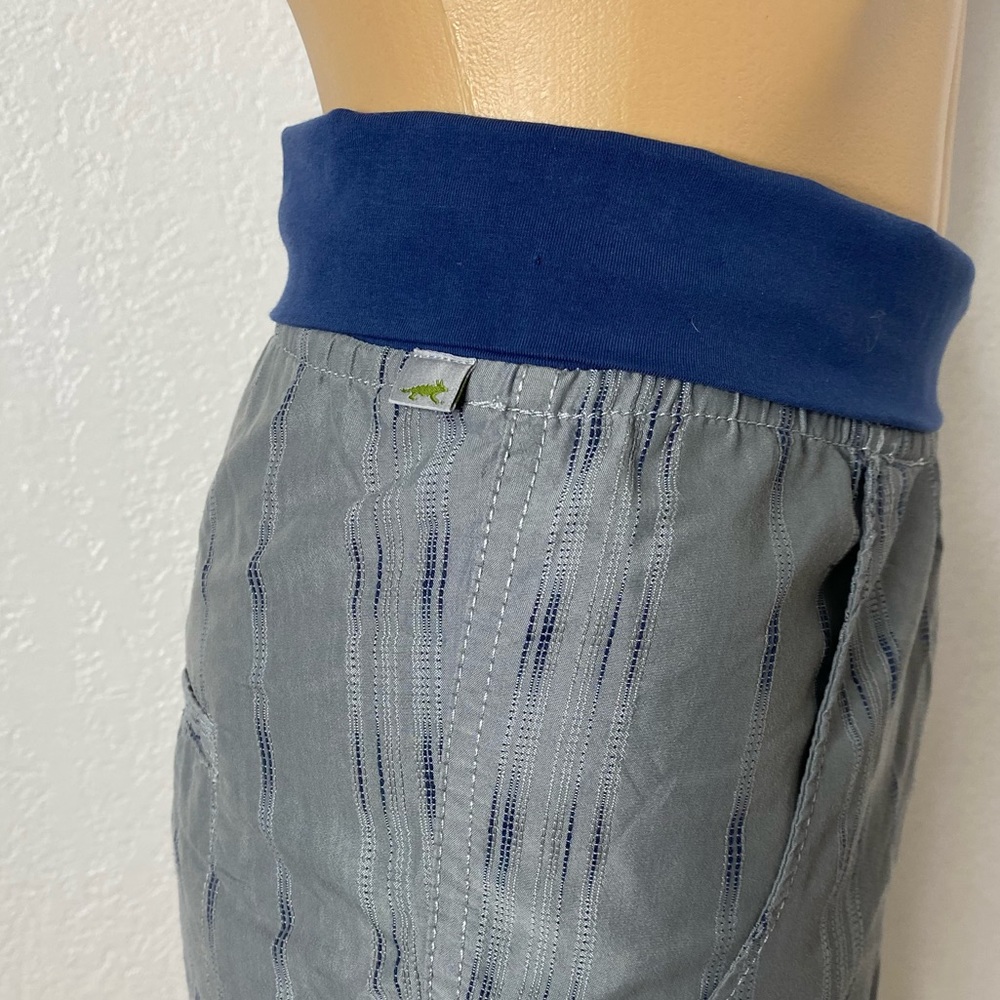 🆕 Horny Toad Flip Top Tencel Shorts with Pockets Gray Blue Women's Size L - Picture 4 of 12